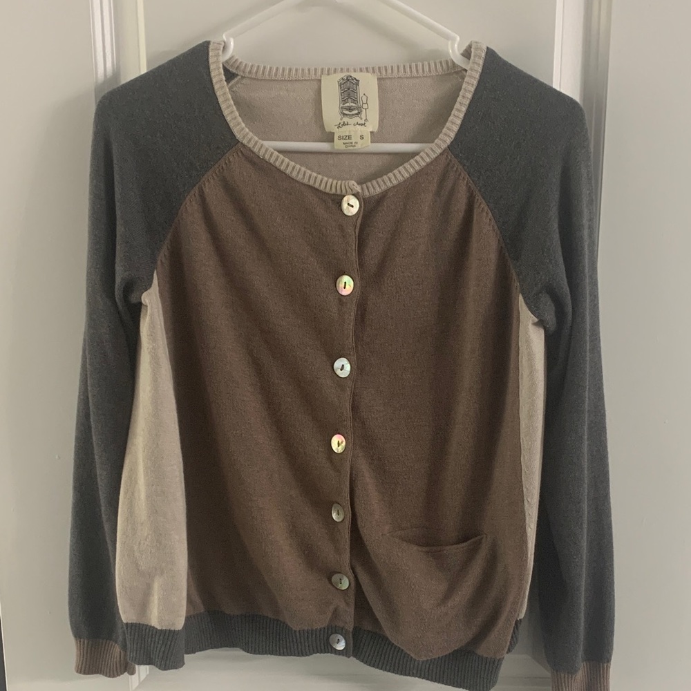 Anthropologie Multicolor Button-Up Cardigan